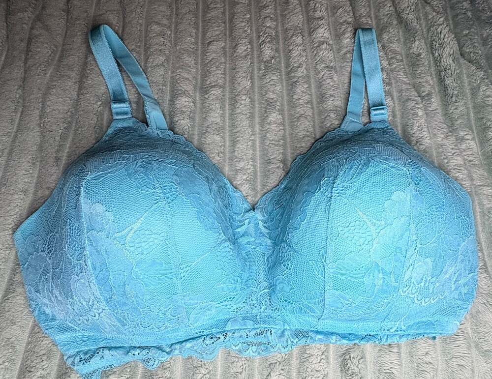 Torrid Curve Blue Lace Longline Bra